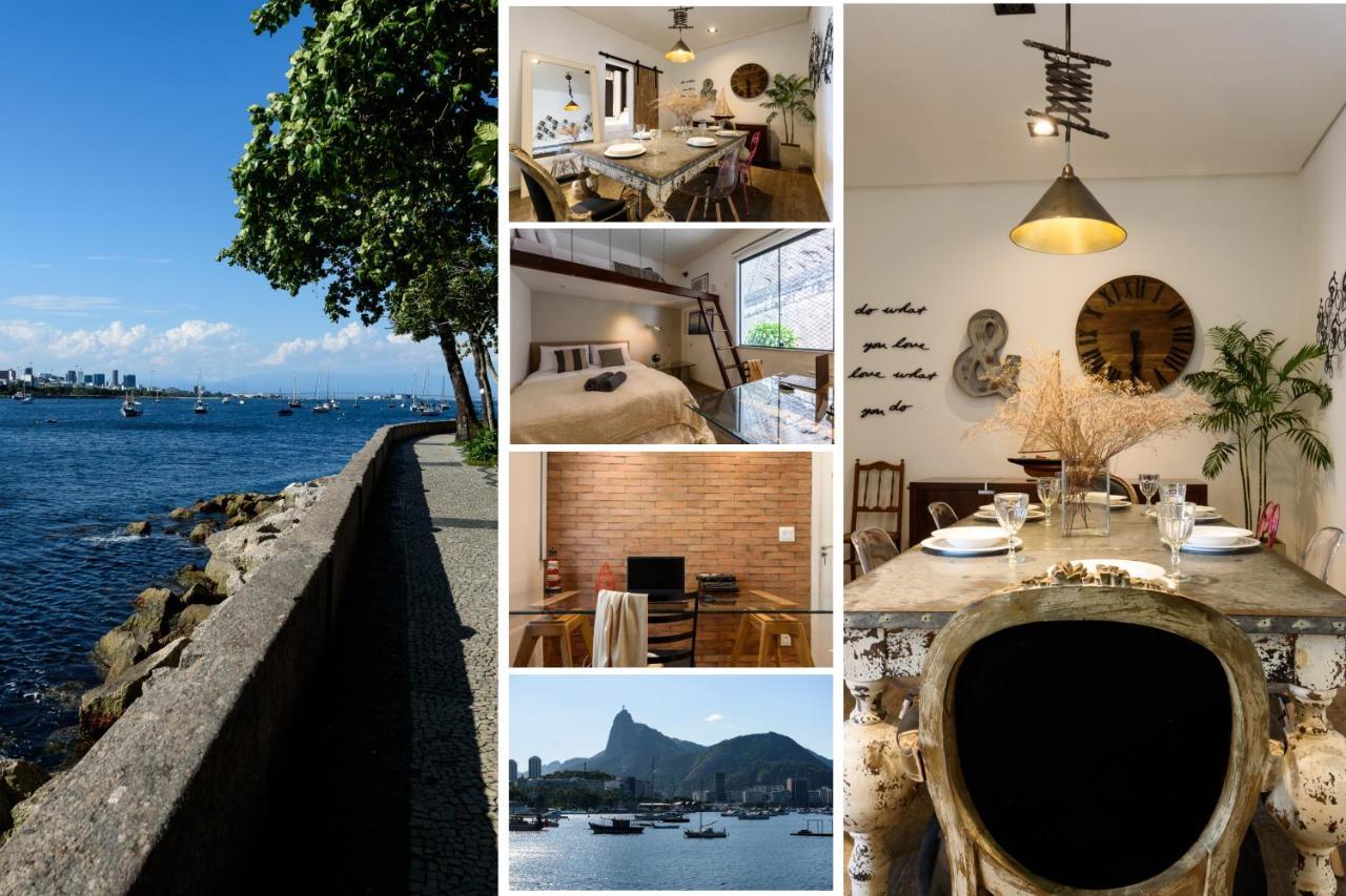 2 Quartos Com Vista Para Baia De Guanabara A 700M Pao De Acucar - Cozinha Completa E Wi-Fi Rio de Janeiro Exterior foto